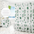 Miniatyrbillede 4 af 5: ##/Vandafvisende Bruseforhæng, Skimmelresistent 120x180cm, Vaskbar a##/