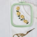 Miniatyrbilde 4 av 4: 3-pakks rektangulære ABS-broderirammer for korssting, praktisk sett