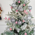 Miniatyrbillede 5 af 5: ##/(Sølv) Juletræspynt hængende kugle##/