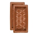 Miniatyrbild 1 av 5: 1/2/3 st Silikon Chokladformar Djupa Värmebeständiga Chokladformar för Desserter Godistillverkning Non-Stick Lätt Släpp Fudge Tryfflar Brownies Kakor Mo 2pcs