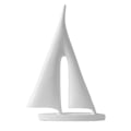 Miniatyrbild 1 av 4: ##/Moderna enkla segelbåtsprydnader, segelbåt-vit-liten##/