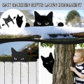 Miniatyrbillede 1 af 5: 6 Sorte Ræve Magnetiske Bogmærker Nysgerrig Kat Sort Farve, Original