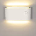 12W LED Vägglampa med Rörelsesensor, Modern Inomhus-/Utomhusvägg
