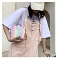 Miniatyrbillede 4 af 5: ##/(Farve) Unicorn Crossbody Taske Glitrende Sekvens Pung##/