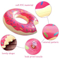 Miniatyrbild 1 av 5: 70 cm Badring, Badring Donut Boj, Donutformad Pool