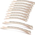 Miniatyrbild 1 av 5: ##/10 STK Klar Rhinestone Bobby Pins Små Kristall Bobby Pins##/