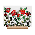Miniatyrbillede 1 af 5: Akryl Blomsterbordsskilt med Træfod Kraftig Blomsterplanter Hjemmekontor Bordpynt Skrivebordsdekoration Ornament K