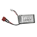 Pikkukuva 3 / 4: Flyhal FC600 HBX 16890A 1/16 RC-auton varaosa 7.4V 1000mAh 25C T-liitin Lipo-akku Ajoneuvomallien osat