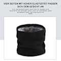 Miniatyrbilde 3 av 5: /#/Strikket skjerf vinter halsvarmer fleecefôret rørskjerf, (1 stk)/#/