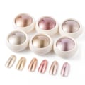 Pikkukuva 2 / 4: 6 kpl Rose Gold -kynsilakkapölyä, Kiiltävä Metalli Peiliefekti, Kromi