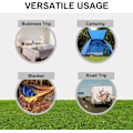 Miniatyrbild 3 av 5: ##/Sovsäcksöverdrag, 230 x 180 CM, Polycotton Dubbel Sovsäck ##/