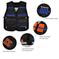 Pikkukuva 3 / 3: Nerf N-Strike1 taktinen setti taktinen liivi + 20 luotia + 6 latauslehteä