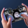 Miniatyrbild 3 av 5: Mobilspelkontroll - Ergonomisk In- och Utfällbar Spelutlösare, Plu