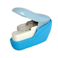 Miniatyrbilde 2 av 4: Blå Mini Safe Stapleless Håndholdt Heftemaskin 4 Ark Kapasitet Sta