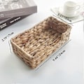 Miniatyrbillede 3 af 5: Servietholder af vandhyacint, dekorativ bakke