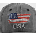 Miniatyrbillede 5 af 5: Amerikansk Flag Hatte Vintage Vasket Distressed Bomuld Dad Hat Base