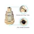 Miniatyrbillede 5 af 5: Qcc1 Propan Adapter Gasregulatorventilfitting 5042 Han Qcc1 Møtrik Propan Gasfitting Slangeadapter
