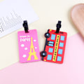 Miniatyrbilde 4 av 4: Bagasjetagger, 3 stk PVC Bagasjetagger Bagasjetagger, Reisekoffert