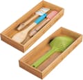 15,2 cm x 38,1 cm x 6,4 cm – Ljusbrun, 2-pack Funktionell Woo