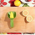 Miniatyrbillede 2 af 5: Citruspresser med kernefilter, ergonomisk mini citronpresser til