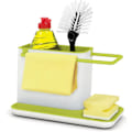 Miniatyrbild 1 av 4: Vit/Grön Caddy - Diskho-förvaring/organisatör med integrerad avlopp