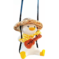 Miniatyrbillede 2 af 5: Ande (Guitar) Bilhængende Pynt Sød Bil Dekoration Bakspejl