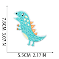 Miniatyrbild 4 av 5: ##/26 stycken dinosaurie-stryk-på-broderade märken för sömnad o##/