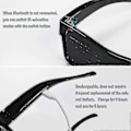 Miniatyrbilde 5 av 5: LED-briller med Bluetooth-app, tilkoblet LED-skjerm, smarte briller, DIY, funky briller