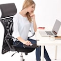 Miniatyrbillede 5 af 5: Drejelig (sort) Ergonomisk Desktop Mussemåtte Ergonomisk Håndledsrem