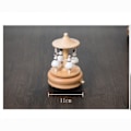 Miniatyrbillede 2 af 6: ##/Musikbøjle, roterende træbase, gave til piger##/