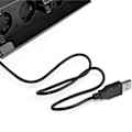 Miniatyrbild 4 av 5: ##/Notebookkylare med automatisk temperatursensor Mycket tyst fläkt##/