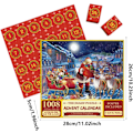 Miniatyrbillede 5 af 6: ##/Julepuslespil, 1008 brikker Julepuslespil, 24 dage##/
