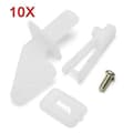 10X Roder Servo Rob Vinkelset Med 1mm Chuckskruv För RC Flygplan