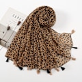 Miniatyrbild 2 av 5: ##/Leopardmönstrat halsduk, 180-90cm##/
