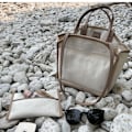 Miniatyrbillede 4 af 4: ##/Beige canvas babytaske##/