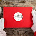 Miniatyrbillede 4 af 5: Julemærker - Julefest Nyårsdekoration Gaveæskeforsegling Mærkat Bageetiket Emballage Mærkatqy2110-100stk