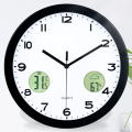 Miniatyrbillede 4 af 4: ##/Væg ur radio vægur med termometer og hygrometer##/