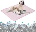 Kylmatta för hundar, sovmatta, tvättbar is-silkesfilt för kennel, soffa, säng