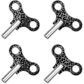 Miniatyrbillede 1 af 5: Optræksnøgle til ur. Mekanisk ur-nøgle Universal ur-nøgle Optræksværktøj (sort) (4 stk.) A