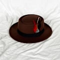 Miniatyrbilde 1 av 5: ##/Hatt for menn, vårmodell med flat topp##/