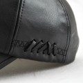 Miniatyrbilde 4 av 5: Hatt for menn i skinn, justerbar baseballcaps, sportshatt, beanie, flat