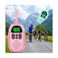 Miniatyrbillede 4 af 5: To-delt Pink Børne Walkie Talkie Genopladelig Trådløs 3KM Par