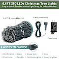 Miniatyrbilde 3 av 5: Lysende Juletrekrans 280 LED, LED Juletrekrans