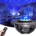 Miniatyrbilde 1 av 6: ##/Stjernehimmel-projektorlampe, USB vannmønster LED nattlys##/