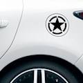 Pikkukuva 5 / 5: Heijastava Pentagram Polttoainesäiliön Auton Tarra, Tähti Auton Tarra, 4x