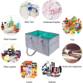 Miniatyrbilde 4 av 5: Filtet Baby Oppbevaringskurv, Foldbar Bleieorganisator, Barnehagegave