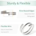 Miniatyrbillede 5 af 5: 800 Pak Nøglering 10mm Mini Split Springring med Dobbelt Spl