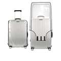 Miniatyrbillede 2 af 3: ##/Sort kant transparent vandtæt PVC kuffertdækken, 30 tommer##/