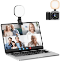 Miniatyrbilde 1 av 6: ##/LED Videolys Kamera Lys Mini Selfie Lys Oppladbar Klipslys##/
