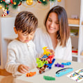 Miniatyrbillede 1 af 5: Trædinosaur Spil Stakke Legetøj - Montessori Spil & Gave